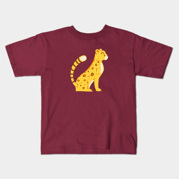 Cheetah Kids T-Shirt by Alexandra Franzese